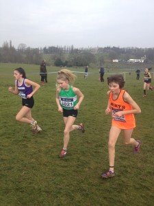 Misha in her first Inter-Counties Cross Country Championships