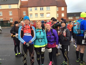 Millenium runners, pre-race.