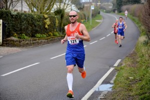 Martyn at 4 miles.