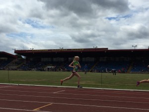 Lizzie - racing in the 1500m 