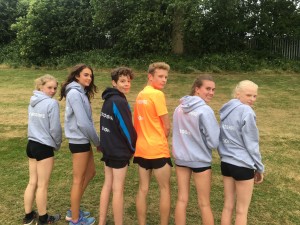 Staffs Athletes - Misha, Scarlett, Elliot, Lewis, Nadine and Lizzie.