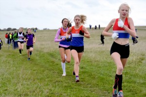 Lizzie, Misha and Scarlett - racing to team victory