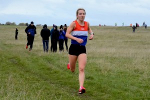 Rebecca on her way to Race Victory