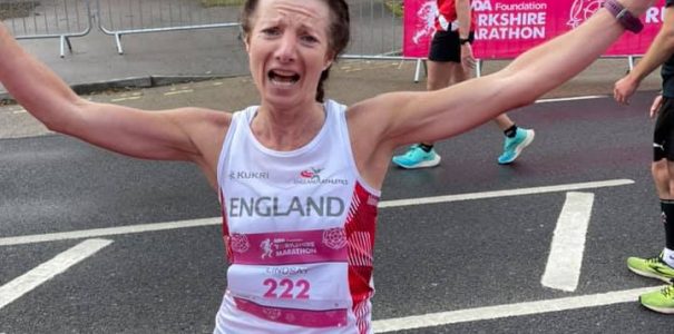 Lindsay competes for England at the Yorkshire Marathon – 17/10/2021